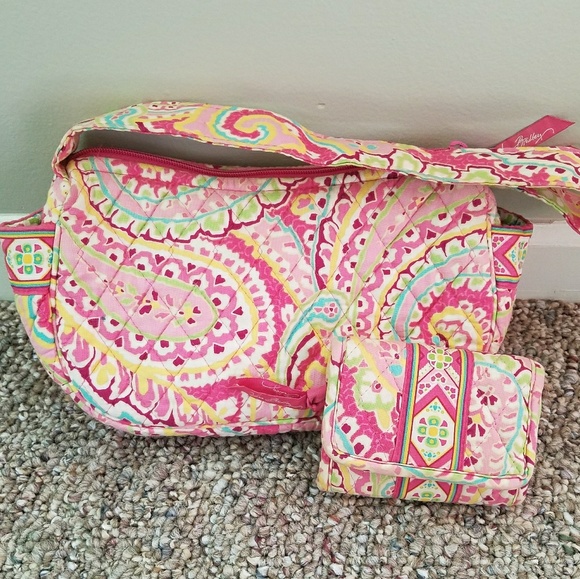 Vera Bradley Handbags - Vera Bradley "Little Betsy" & Wallet Set
